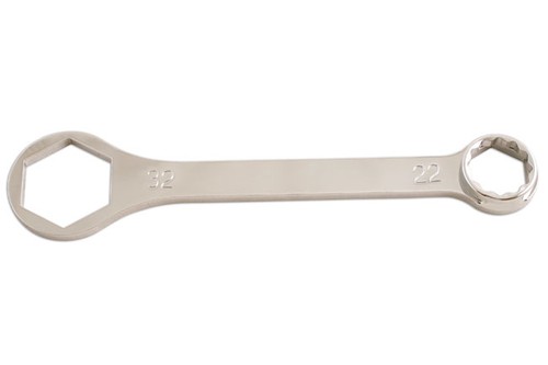 Laser axle nut wrench chrome - nut,