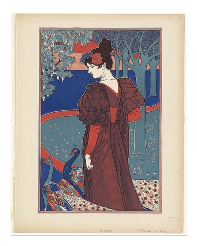 Art nouveau wall elegant - art,