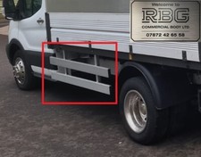 Ford Transit single cab crash rails. Side guards without corner pillars.