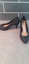 F And F Womens Shoes Sole Sensitive UK 3 Black Glitter