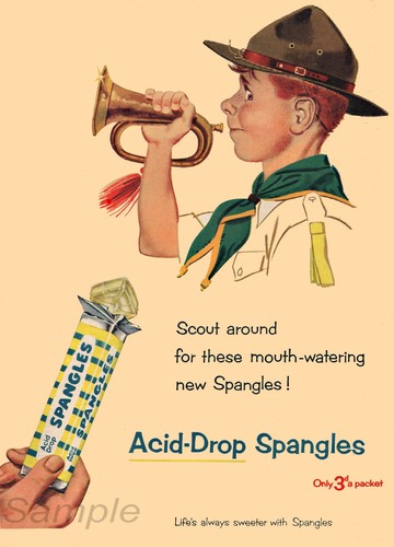 Spangles acid drop sweets - drop,