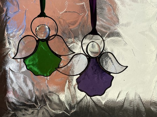 Stained glass angels - stained,