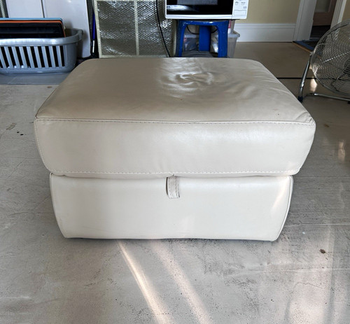 Dfs cream leather - cream, square