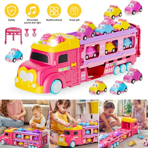 Car transporter track toy - transporter,