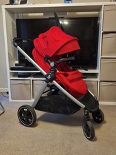 Maxi Cosi Red Zelia Pram/Pushchair & Raincover