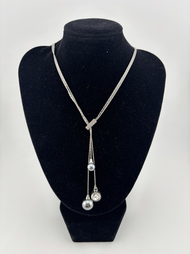 Jon richard silver tone - tone, lariat