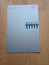 Audi RS4 brochure German, 09/99, 8 pages, brochure