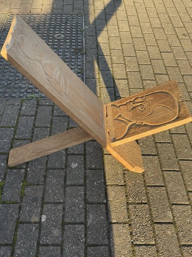 Hand carved african wooden - carved,
