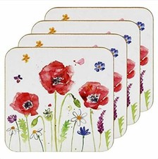 Set of 4 Gift Packed Red Poppy