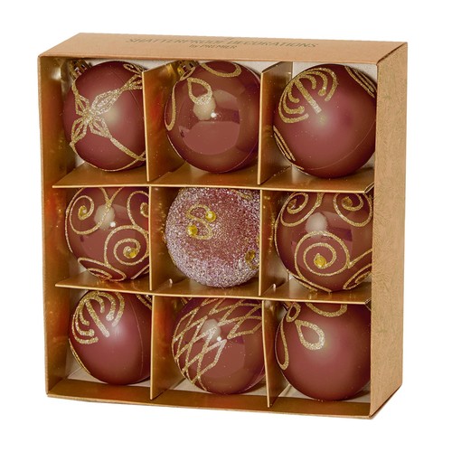 Christmas shatterproof baubles - christmas,