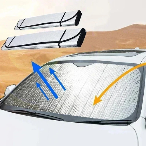 Front car windscreen sun - front,