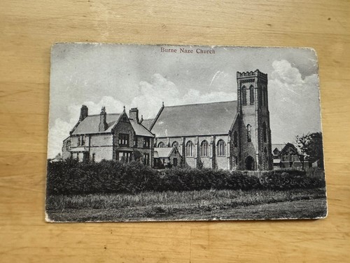 Postcard burne naze church - postcard,