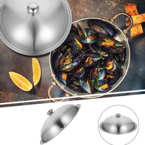 32cm stainless steel lid - 28-32cm,