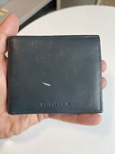 River Island Wallet gentlemen, Blue Leather, Bifold Wallet, Cardholder