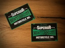 2x Motorcycle Stickers Vintage Motor USA V2 Bobber Retro Rocker Classic Car #020