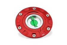CNC TANK CAP TRICOLOR DUCATI