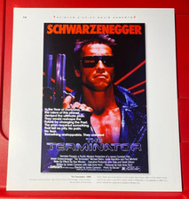 The Terminator Arnold Schwarzenegger Movie/Film Poster Art PICTURE/PRINT 9"x 8