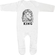 'King Male Lion ' Baby Romper