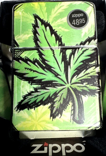 Zippo premium glowing - glowing, cannabis