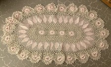 H129.  Vintage Pink & Beige