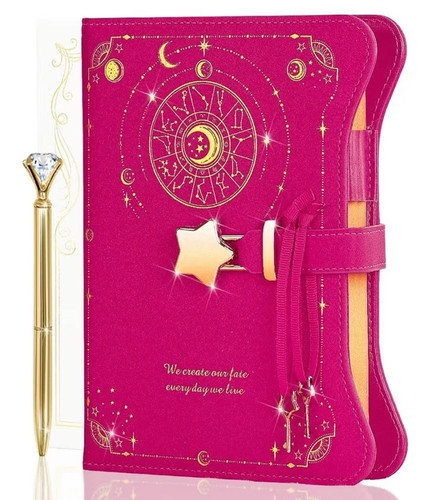 Lockable notebook diary with - notebook,,