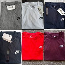 Men's Nike T-shirt Cotton Crew Neck Short Sleeve Casual Gym Premium Quality Sale