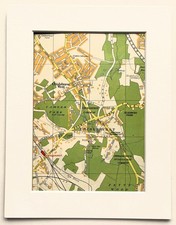 Vintage 1930s London Map -
