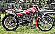 A4 Photo Motorbike Montesa 348