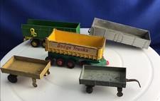 DINKY ETC 5 X TRAILERS FOR SPARES OR REPAIR REF:102