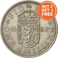 SCOTTISH SHILLING ELIZABETH 2ND COIN CHOICE OF YEAR 1953 TO 1966