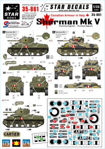 Star decals 861 - star, 35-861