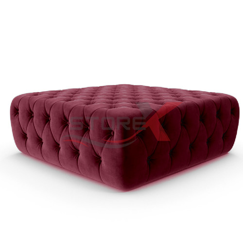 Storex diamond tufted ottoman - diamond,