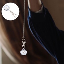 1pc Fashion Quartz Pocket Watch Keychain Large Dial Nurse Pocket Watch