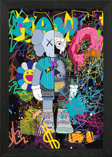 Kaws Hypebeast Framed Wall Art