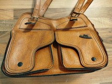  Vintage Tan Handbag & Matching Purse Set – The Brentella (UK, 1980s–90s)