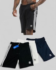 ADIDAS ORIGINALS 3 STRIPES SWEAT SHORTS FOR SALE 50%