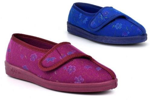 Womens wide fit - fit, slippers