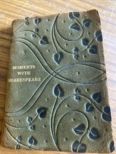 MINIATURE MOMENTS WITH  SHAKESPEARE - HENRY FROWDE- Art Nouveau Suede Cover