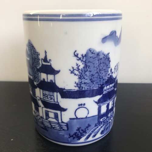Vintage chinese blue and white - vintage,