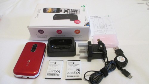 Doro 6620 tesco mobile - doro, red