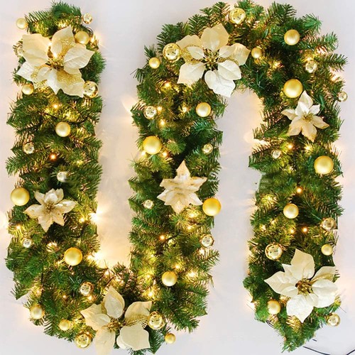 9ft christmas garland with - 9ft,