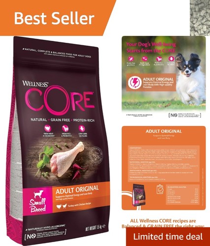 Turkey chicken kibble 1 5kg - &,