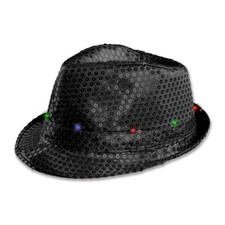 Flashing Fedora Hat Light Up