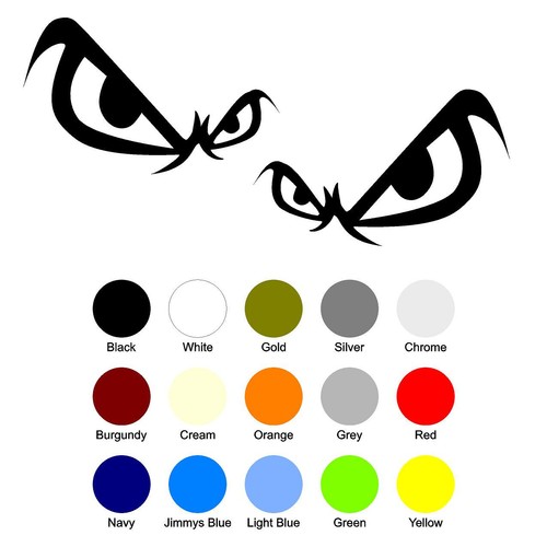 Fear 150mm vinyl stickers - no,