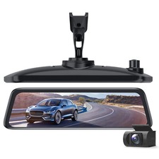 AUTO-VOX V5PRO OEM 9.35" Mirror Dash Cam Front & Rear View Dual Cameras Parking