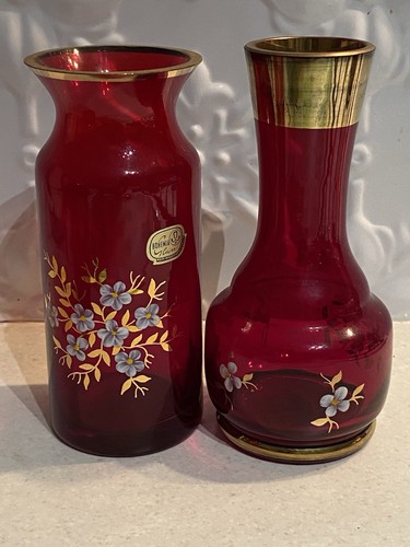 Bohemia crystal glass - glass, vases