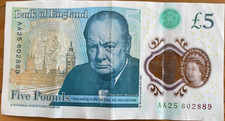 BANK OF ENGLAND £5 FIVE POUND