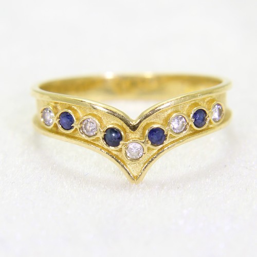 Lovely sapphire cz 18ct - cz,