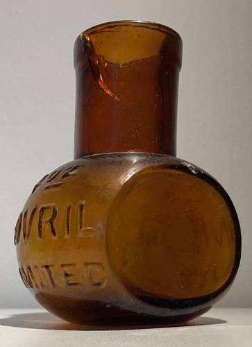Vintage bovril bottle - bovril,