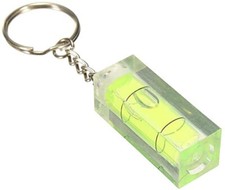 Spirit Level Mini Level Keyring Key Ring Key Chain Gift Tool